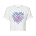thumbnail image 1 of Polly Pocket - Polly Pocket Quilted Heart Case - Junior's - Women's Cropped T-shirt, 1 of 5