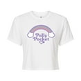thumbnail image 1 of Polly Pocket - Polly Pocket Rainbow Logo - Junior's - Women's Cropped T-shirt, 1 of 5