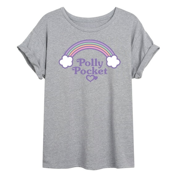 Polly Pocket - Polly Pocket Rainbow Logo - Women's Oversized Graphic T-Shirt