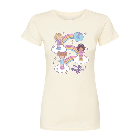 Polly Pocket - Polly Pocket Rainbows - Junior's Fitted Graphic T-Shirt