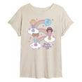 thumbnail image 1 of Polly Pocket - Polly Pocket Rainbows - Women's Oversized Graphic T-Shirt, 1 of 5