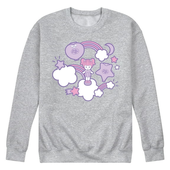 Polly Pocket - Polly Pocket Sticker Collage - Men's Crew Fleece Sweatshirt
