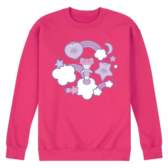 Polly Pocket - Polly Pocket Sticker Collage - Men's Crew Fleece Sweatshirt
