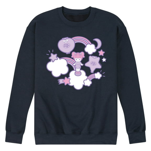 Polly Pocket - Polly Pocket Sticker Collage - Men's Crew Fleece Sweatshirt