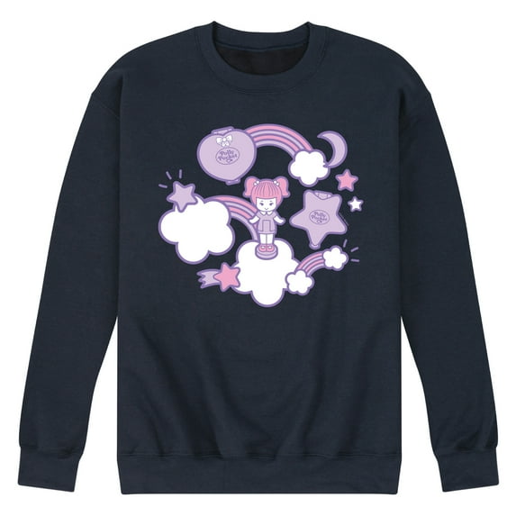 Polly Pocket - Polly Pocket Sticker Collage - Men's Crew Fleece Sweatshirt