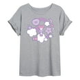 thumbnail image 1 of Polly Pocket - Polly Pocket Sticker Collage - Women's Oversized Graphic T-Shirt, 1 of 5