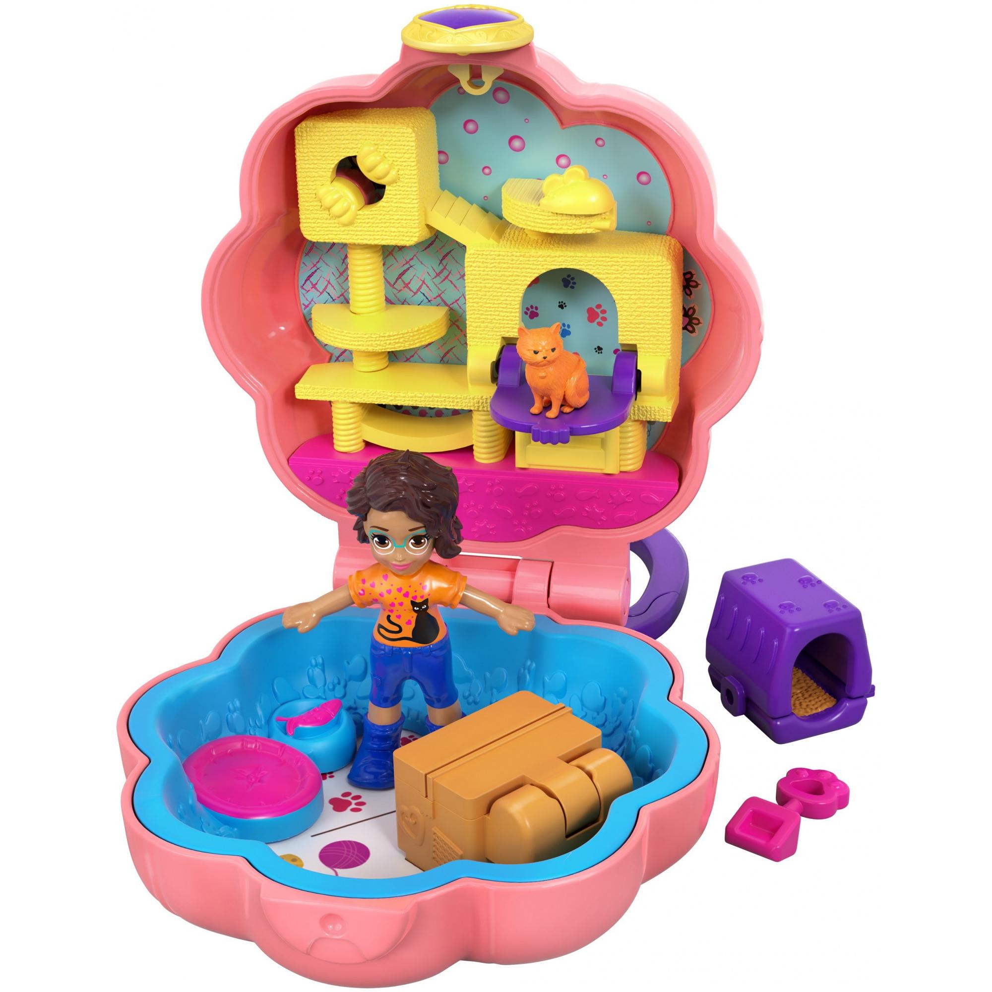 Polly Pocket Purrfect Playhouse - image 1 of 6