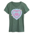 thumbnail image 1 of Polly Pocket - Quilted Heart Case - Women's Short Sleeve Graphic Tee, 1 of 4