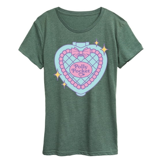 Polly Pocket - Quilted Heart Case - Women's Short Sleeve Graphic Tee