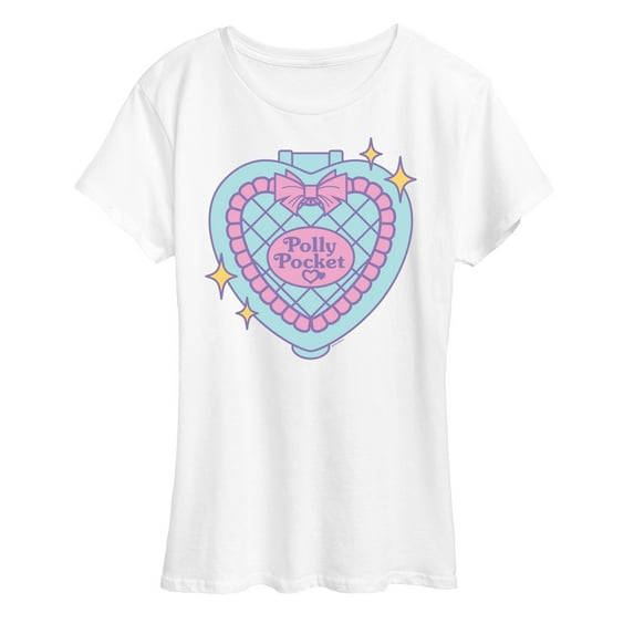 Polly Pocket - Quilted Heart Case - Women's Short Sleeve Graphic Tee