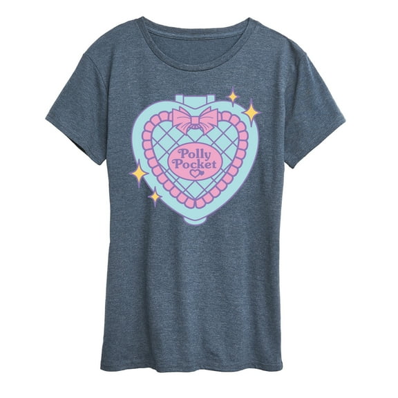 Polly Pocket - Quilted Heart Case - Women's Short Sleeve Graphic Tee