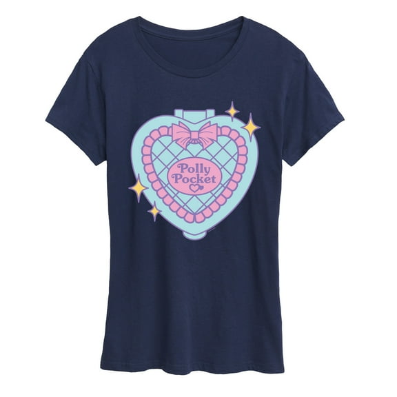 Polly Pocket - Quilted Heart Case - Women's Short Sleeve Graphic Tee