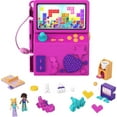thumbnail image 1 of Polly Pocket Race & Rock Arcade Compact Playset with 2 Micro Dolls & Accessories, Travel Toys, 1 of 7