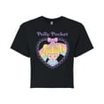 thumbnail image 1 of Polly Pocket - Rainbow And Polly Pocket In Heart - Junior's - Women's Cropped T-shirt, 1 of 5