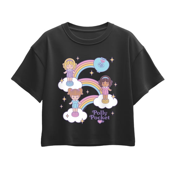 Polly Pocket - Rainbows - Youth Girls Boxy T-Shirt