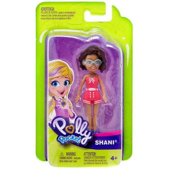 Polly Pocket Shani Mini Figure (Red Outfit)
