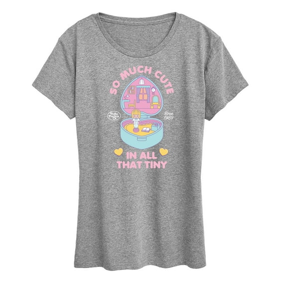 Polly Pocket - So Much Cute In All That Tiny - Women's Short Sleeve Graphic Tee