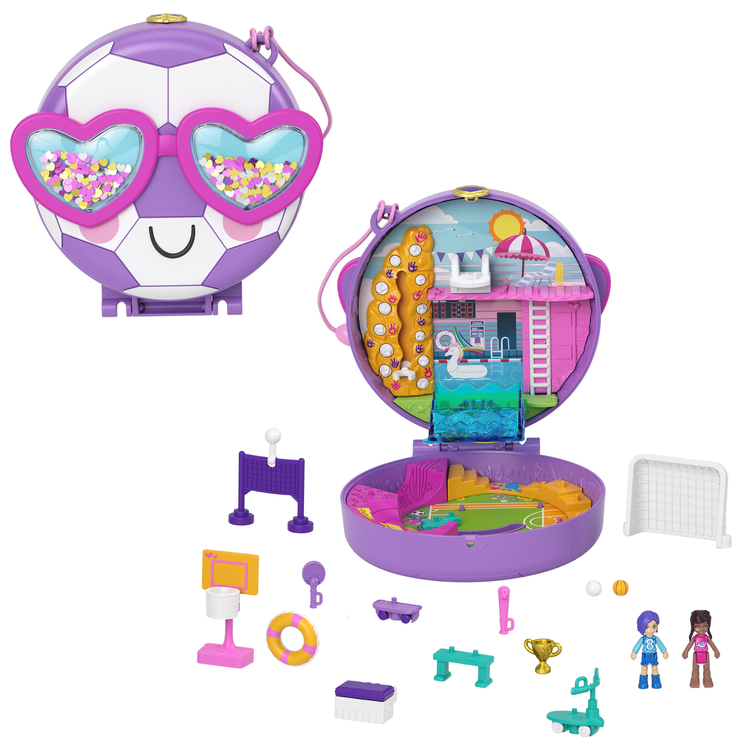 Polly Pocket Sparkle Cove Unicorn Floatie Compact – Treehouse Toys