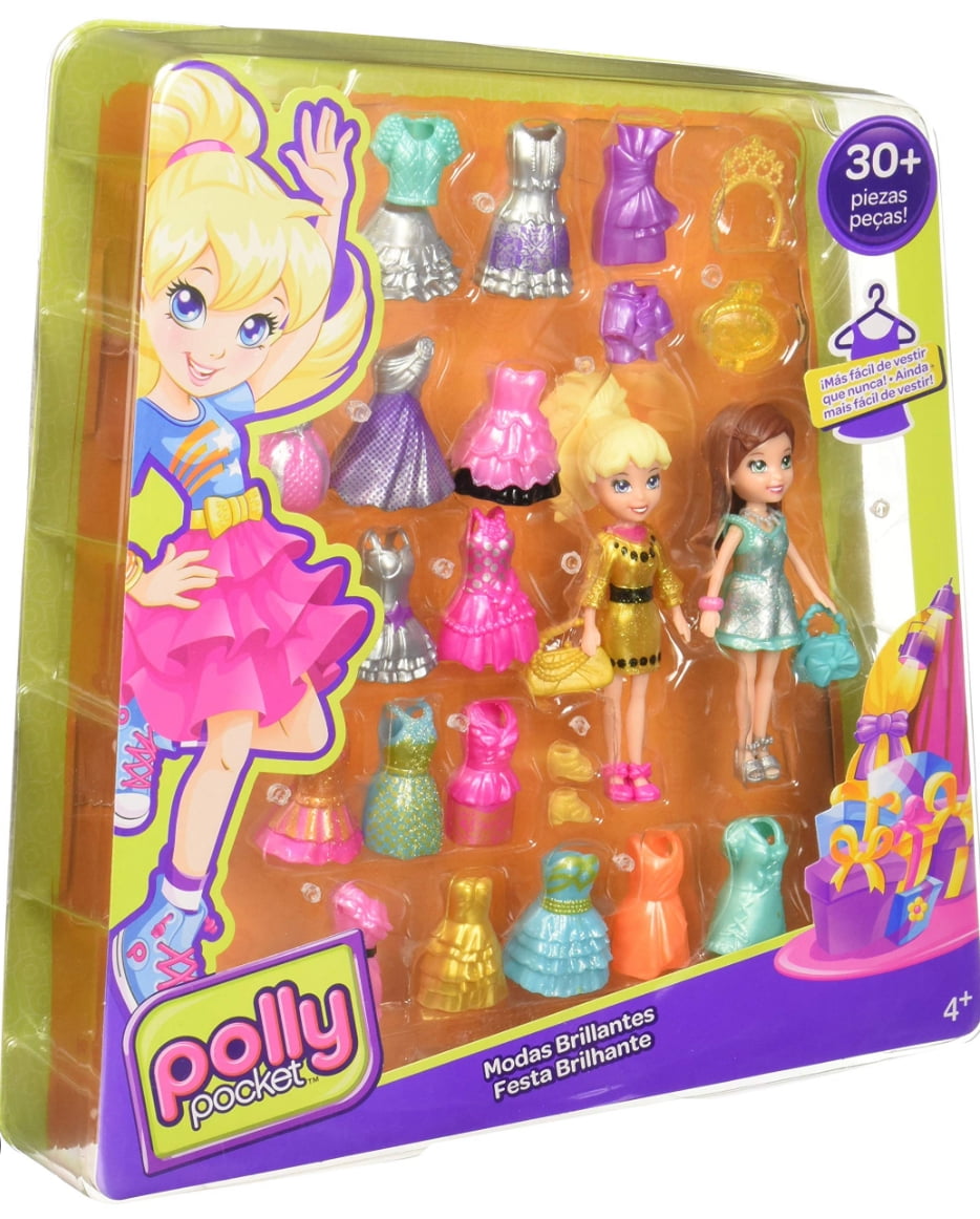 Dolls Polly Pocket Ropa Polly Pocket Sparkle Party Modas Brillantes