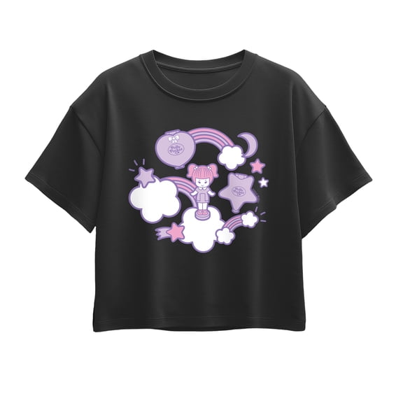 Polly Pocket - Sticker Collage - Youth Girls Boxy T-Shirt