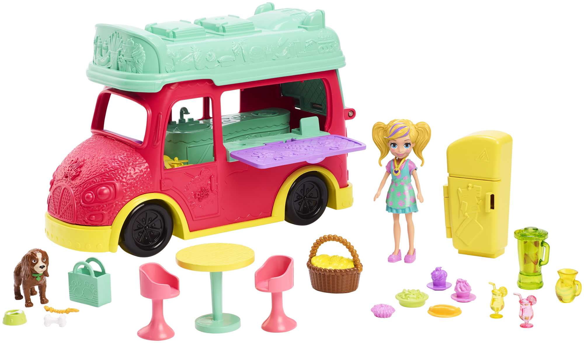 Polly Pocket coffret multifacettes smoothie, Figurines