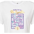 thumbnail image 1 of Polly Pocket - Take Me To Pollyville - Junior's - Women's Cropped T-shirt, 1 of 5