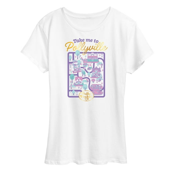 Polly Pocket - Take Me To Pollyville - Women's Short Sleeve Graphic Tee