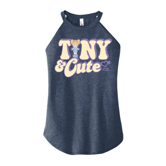 Polly Pocket - Tiny And Cute - Juniors High Neck Tank Top