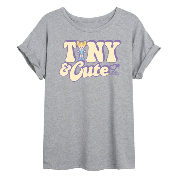 Polly Pocket - Tiny And Cute - Juniors Ideal Flowy Muscle T-Shirt