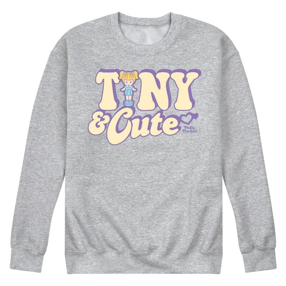 Polly Pocket - Tiny And Cute - Men's Crew Neck Fleece Pullover