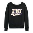 thumbnail image 1 of Polly Pocket - Tiny And Cute - Women's Lightweight French Terry Long Sleeve Shirt, 1 of 4