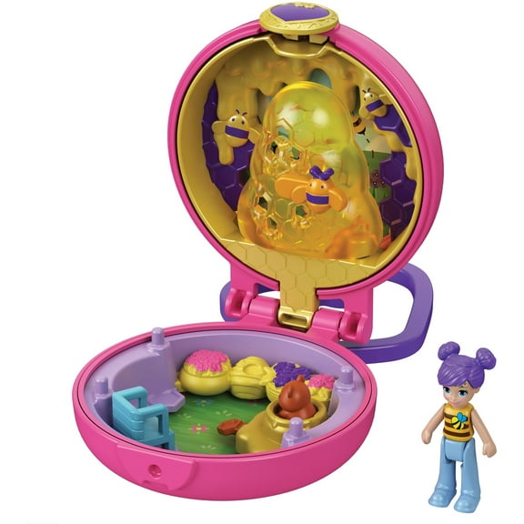 Polly Pocket Tiny Compact Doll Playset, 5 Pieces