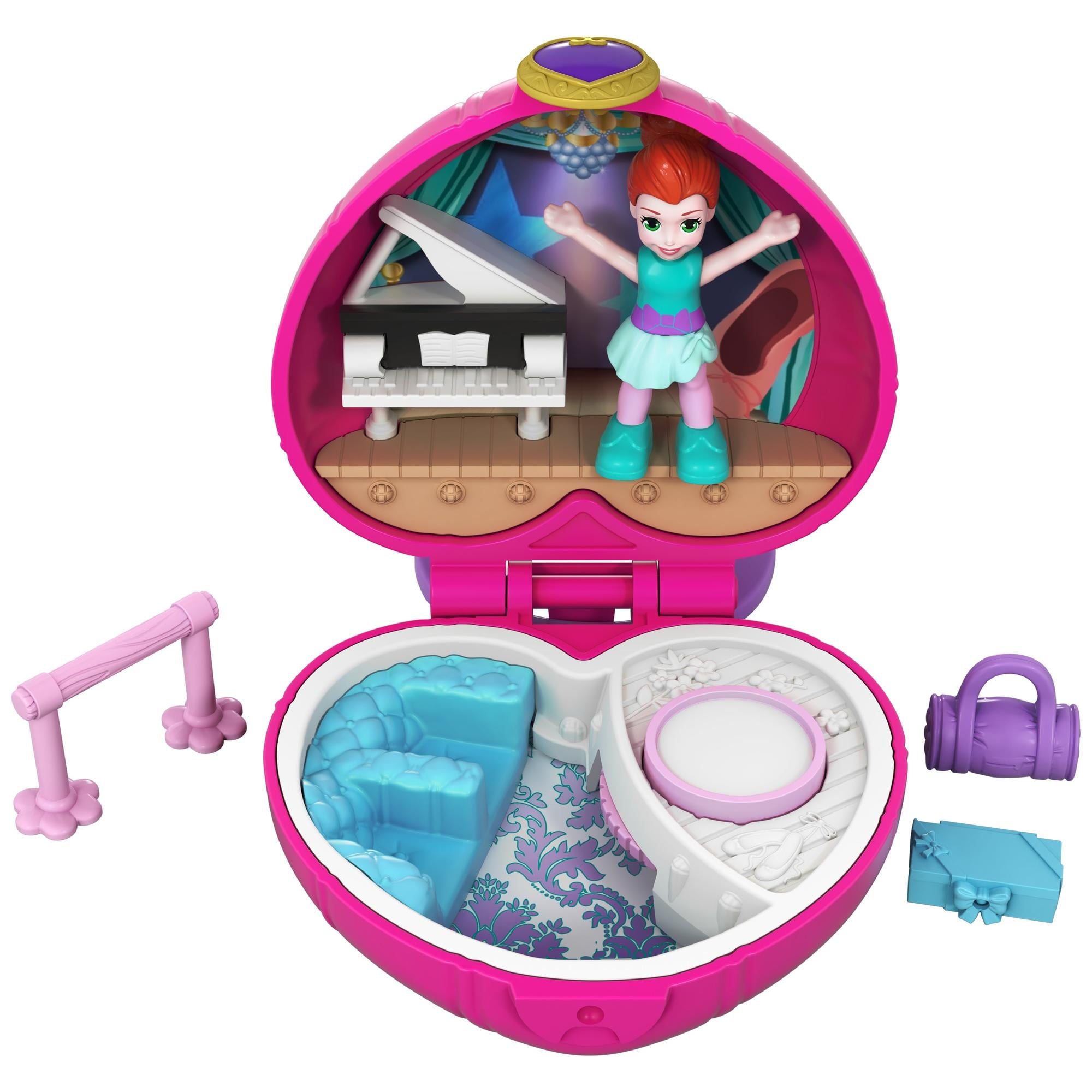 Polly Pocket Tiny Pocket Places Lila Pet Compact with Doll