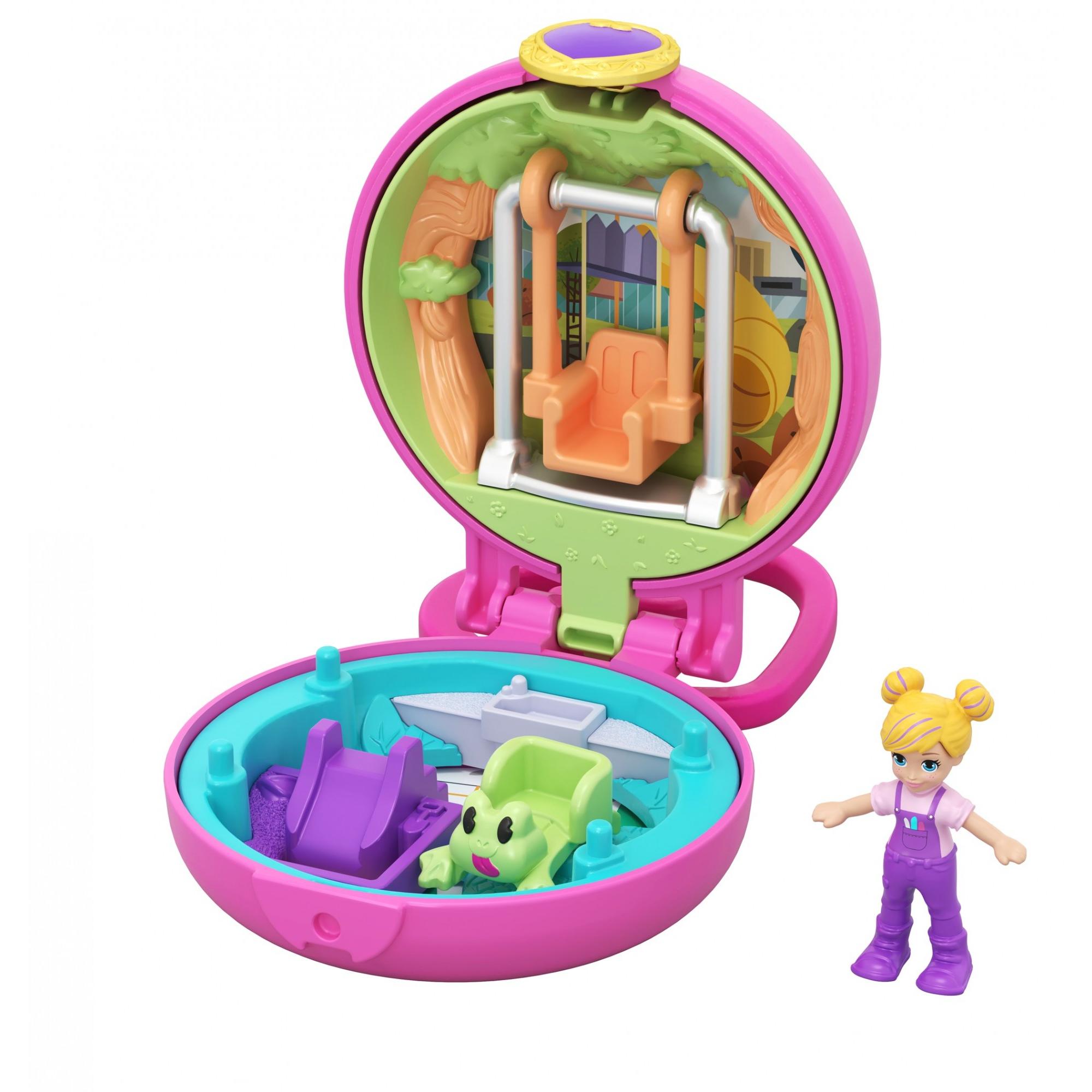 Polly Pocket Tiny Pocket Places Polly Playground Compact - image 1 of 8