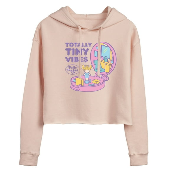 Polly Pocket - Totally Tiny Vibes - Junior's Cropped Hoodie