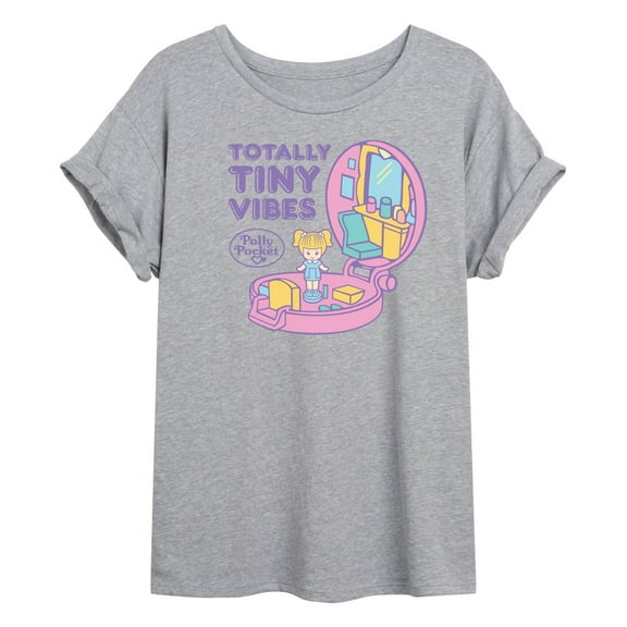 Polly Pocket - Totally Tiny Vibes - Juniors Ideal Flowy Muscle T-Shirt