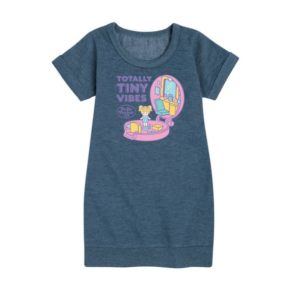 Polly Pocket - Totally Tiny Vibes - Toddler And Youth Girls Fleece Dress