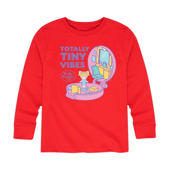 Polly Pocket - Totally Tiny Vibes - Toddler And Youth Long Sleeve Graphic T-Shirt