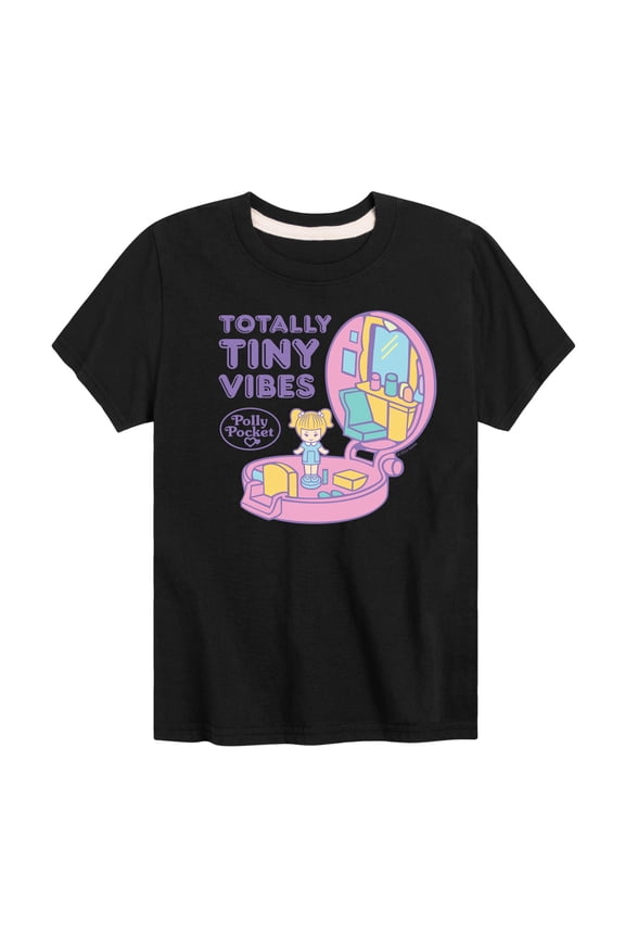 - Totally Tiny Vibes - Toddler And Youth Short Sleeve Graphic T-Shirt