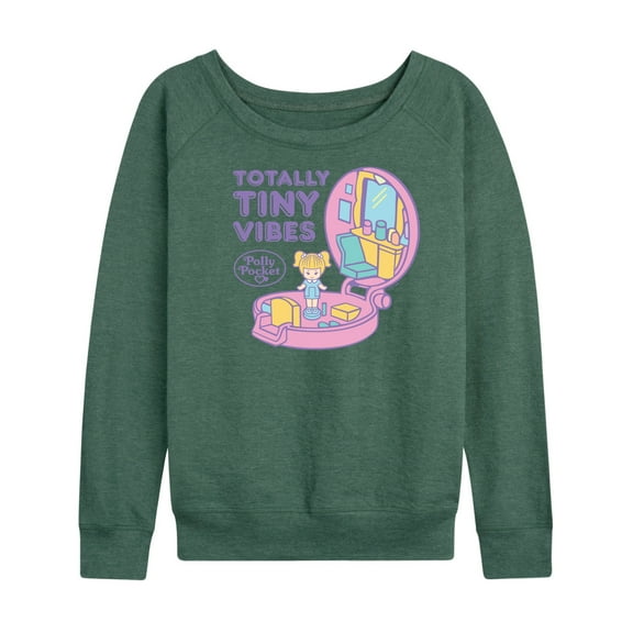 Polly Pocket - Totally Tiny Vibes - Women's Lightweight French Terry Long Sleeve Shirt