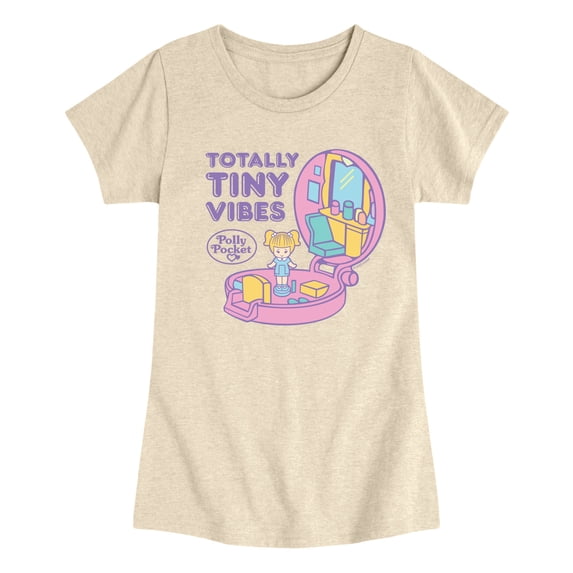 Polly Pocket - Totally Tiny Vibes - Youth Girls Fitted Short Sleeve T-Shirt
