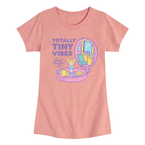 Polly Pocket - Totally Tiny Vibes - Youth Girls Fitted Short Sleeve T-Shirt