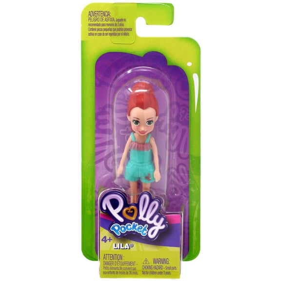Polly Pocket Trendy Outfit Lila Mini Figure (Green Outfit, Version 2)