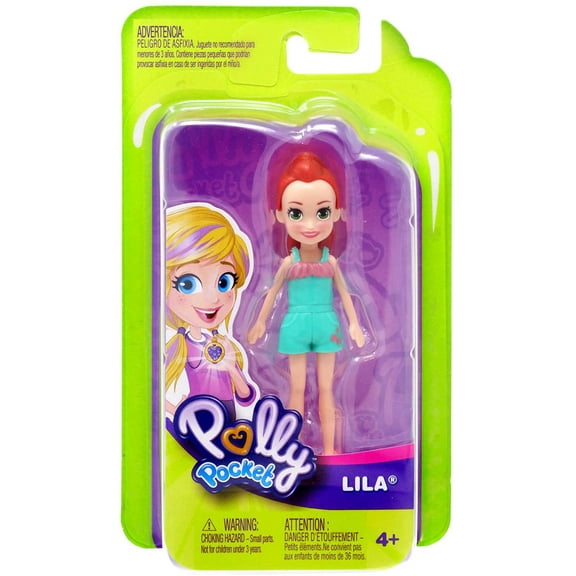 Polly Pocket Trendy Outfit Lila Mini Figure (Green Outfit)