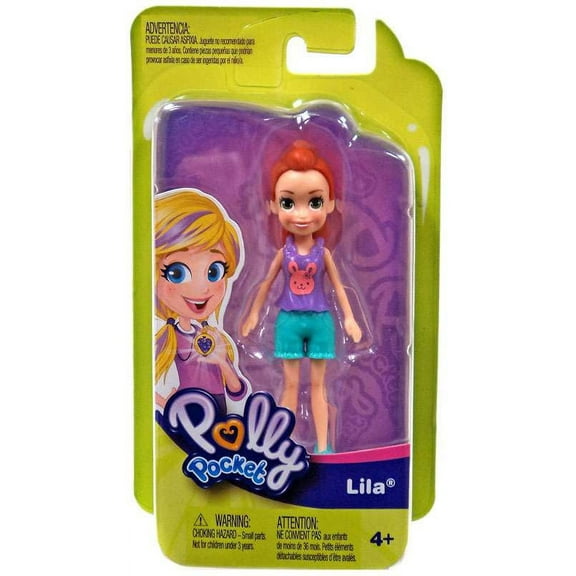 Polly Pocket Trendy Outfit Lila Mini Figure (Green Shorts)