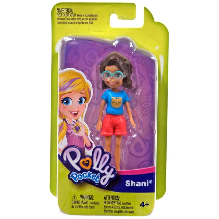 Polly Pocket Trendy Outfit Shani Mini Figure (Red Shorts