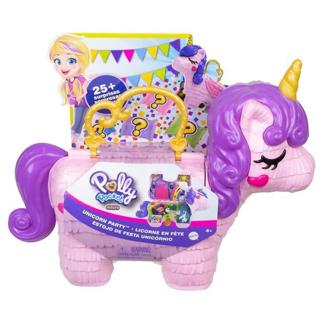 Polly Pocket Unicorn Party Playset - 2 Piece