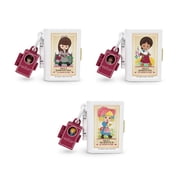 Polly Pocket x American Girl Dolls & Playset, 3-Pack with Keychain, Samantha, Kirsten, and Josefina