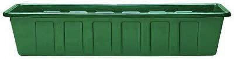 Polly Pro Rectangular Window Box [Set of 2] Color: Dark Green, Size: 5 ...