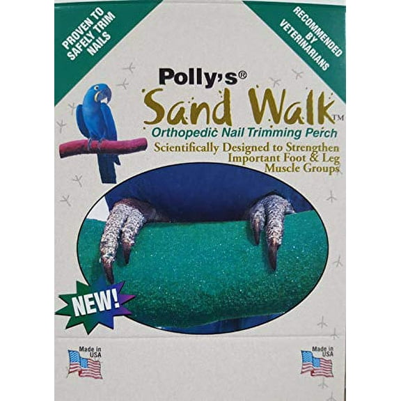 Polly's Sand Walk Orthopedic Bird Perch, Medium